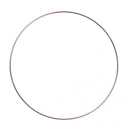 BEAUTY HOME ΜΕΤΑΛΛΙΚΟΣ ΚΥΚΛΟΣ ΡΟΖ ΧΡΥΣΟ 40 CM      