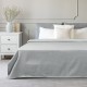 ΚΟΥΒΕΡΤΑ ΥΠΕΡΔΙΠΛΗ STRIPE ΖΑΚΑΡ ART 11172 230X270 ΓΚΡΙ BEAUTY HOME