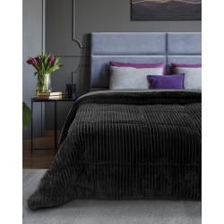 ΚΟΥΒΕΡΤΟΠΑΠΛΩΜΑ ΜΟΝΟ ART 11519 160X240 ΜΑΥΡΟ BEAUTY HOME