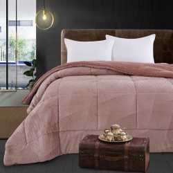 BEAUTY HOME ΚΟΥΒΕΡΤΟΠΑΠΛΩΜΑ ΥΠΕΡΔΙΠΛΟ ART 11563 220X240 ΣΑΠΙΟ ΜΗΛΟ      