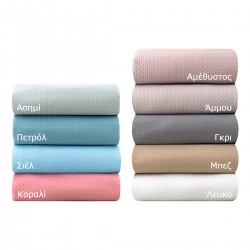 BEAUTY HOME ΚΟΥΒΕΡΛΙ ΥΠΕΡΔΙΠΛΟ PRE-WASHED INTENCE ART 12200 ΣΕ 9 ΑΠΟΧΡΩΣΕΙΣ 230X250  ΜΠΕΖ    