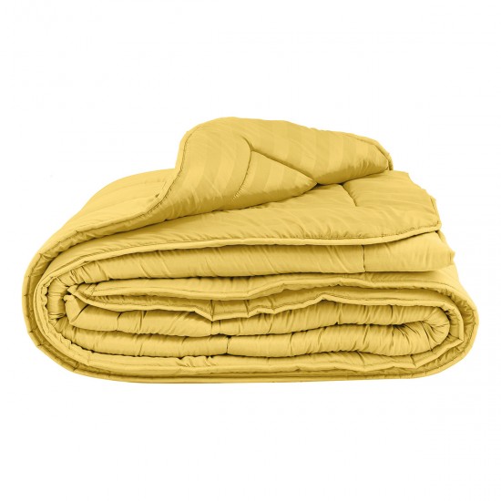 ΠΑΠΛΩΜΑ ΥΠΕΡΔΙΠΛΟ  ART 1677 220X240 YELLOW ΚΙΤΡΙΝΟ BEAUTY HOME