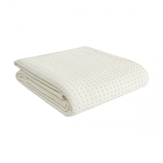 ΠΙΚΕ ΥΠΕΡΔΙΠΛΗ WAFFLE ART 1990 CREAM  230X240 ΕΚΡΟΥ BEAUTY HOME