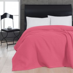 ΠΙΚΕ ΥΠΕΡΔΙΠΛΗ WAFFLE ART 1990 FUCHSIA  230X240 ΦΟΥΞ BEAUTY HOME