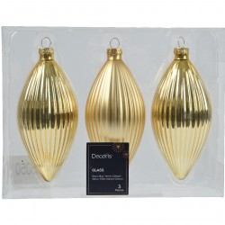 BEAUTY HOME ΣΤΟΛΙΔΙ ΣΤΑΓΟΝΑ ΧΡΥΣΟ ΣΕΤ 3 ΤΜΧ 6 X 13 CM      