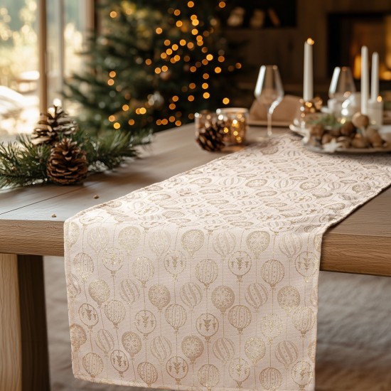 BEAUTY HOME ΡΑΝΝΕΡ ΖΑΚΑΡ ΧΡΙΣΤΟΥΓΕΝΝΙΑΤΙΚΕΣ ΜΠΑΛΕΣ   40 CM X 1,5 M   