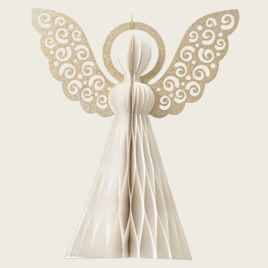 BEAUTY HOME ΧΑΡΤΙΝΟΣ ΑΓΓΕΛΟΣ ΜΕ ΜΑΓΝΗΤΗ 33 X 40 CM      