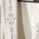 ΜΠΟΥΡΝΟΥΖΙ ΜΕ ΓΙΑΚΑ ΚΑΙ STRASS ART 3090  M-L  ΕΚΡΟΥ BEAUTY HOME