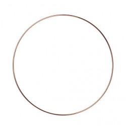 BEAUTY HOME ΜΕΤΑΛΛΙΚΟΣ ΚΥΚΛΟΣ ΡΟΖ ΧΡΥΣΟ 30 CM      