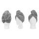 BEAUTY HOME ΠΕΤΣΕΤΑ ΜΑΛΛΙΩΝ TURBAN ART 3406 ΓΚΡΙ      