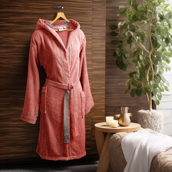 BEAUTY HOME ΜΠΟΥΡΝΟΥΖΙ ΜΕ ΚΟΥΚΟΥΛΑ ART 3421 ΚΟΡΑΛΙ XL     