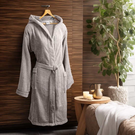 BEAUTY HOME ΜΠΟΥΡΝΟΥΖΙ ΜΕ ΚΟΥΚΟΥΛΑ ART 3423 ΓΚΡΙ S     