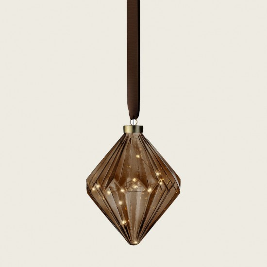 BEAUTY HOME ΦΑΝΑΡΙ ΕΣΩΤΕΡΙΚΟΥ ΧΩΡΟΥ ΔΙΑΜΑΝΤΙ 16 CM ΜΕ LED      