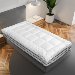 ΑΝΩΣΤΡΩΜΑ BOOSTER ART 4050 180X200 ΛΕΥΚΟ BEAUTY HOME