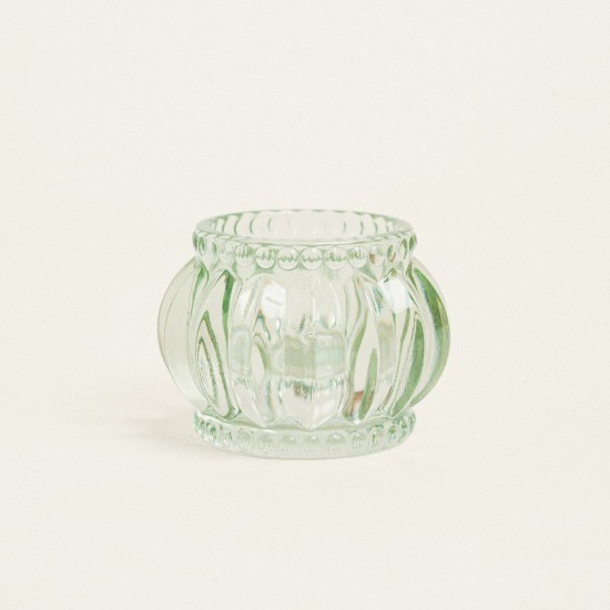 BEAUTY HOME ΓΥΑΛΙΝΟ ΚΗΡΟΠΗΓΙΟ 6,5 X 5 CM ΛΑΧΑΝΙ      