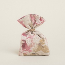 BEAUTY HOME ΠΟΥΓΚΙ 12 X 17 CM ΚΛΑΣΙΚΟ ΦΛΟΡΑΛ ΜΠΕΖ      