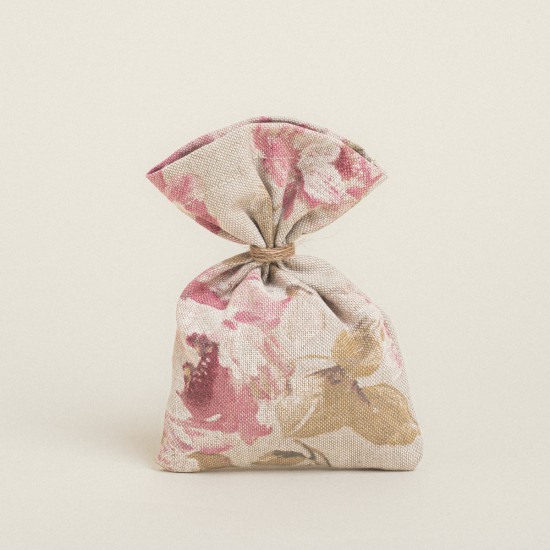 BEAUTY HOME ΠΟΥΓΚΙ 12 X 17 CM ΚΛΑΣΙΚΟ ΦΛΟΡΑΛ ΜΠΕΖ      