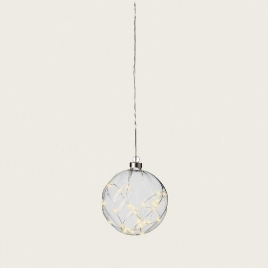 BEAUTY HOME ΦΑΝΑΡΙ ΕΣΩΤΕΡΙΚΟΥ ΧΩΡΟΥ ΜΠΑΛΑ 14 CM ΜΕ LED      