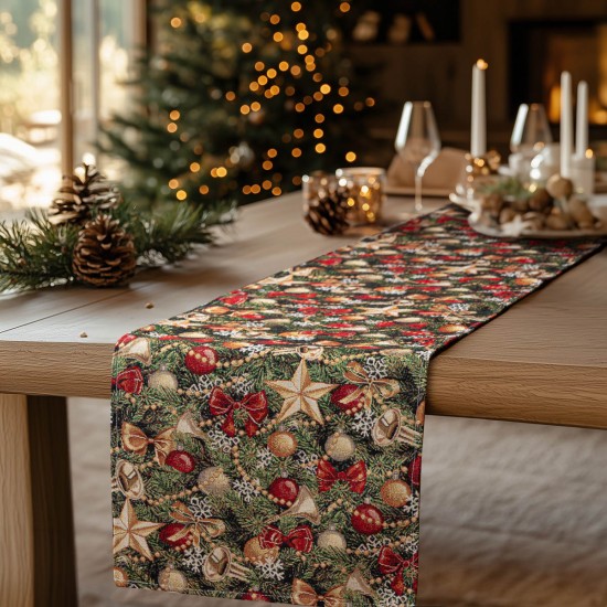 BEAUTY HOME ΡΑΝΝΕΡ ΣΤΟΦΑ HAPPY HOLIDAY   34 CM X 1,5 M   