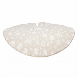 BEAUTY HOME ΠΟΔΙΑ ΔΕΝΤΡΟΥ, ΜΠΕΖ ΜΕ ΛΕΥΚΑ ΣΠΙΤΑΚΙΑ, 90CM      