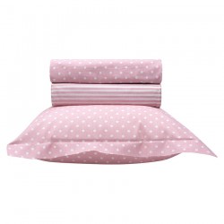 ΣΕΤ ΣΕΝΤΟΝΙΑ ΒΡΕΦΙΚΑ ART 5132 PINK 120X170 ΡΟΖ BEAUTY HOME
