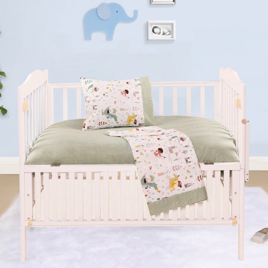ΣΕΤ ΣΕΝΤΟΝΙΑ ΒΡΕΦΙΚΑ ART 5175  120X160 ΠΡΑΣΙΝΟ BEAUTY HOME