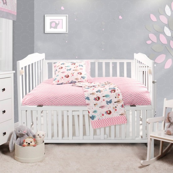 ΣΕΤ ΣΕΝΤΟΝΙΑ ΒΡΕΦΙΚΑ ART 5178  120X160 ΡΟΖ BEAUTY HOME