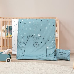 ΣΕΤ ΣΕΝΤΟΝΙΑ ΒΡΕΦΙΚΑ BEAR ART 5185 120X160 ΕΜΠΡΙΜΕ BEAUTY HOME