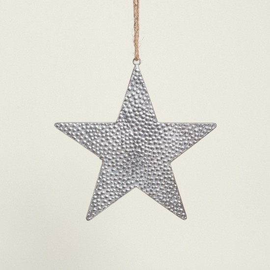 BEAUTY HOME ΜΕΤΑΛΛΙΚΟ ΑΣΤΕΡΙ ΑΣΗΜΙ 31 CM      