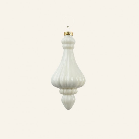 BEAUTY HOME ΓΥΑΛΙΝΟ ΣΤΟΛΙΔΙ ENAMEL 6 X 13 CM  ΥΠΟΛΕΥΚΟ    