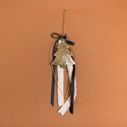 BEAUTY HOME ΚΡΕΜΑΣΤΟ ΜΕΤΑΛΛΙΚΟ ΔΕΝΤΡΟ ΧΡΥΣΟ      
