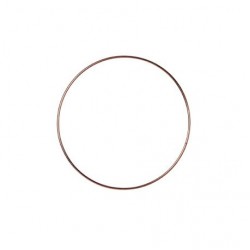 BEAUTY HOME ΜΕΤΑΛΛΙΚΟΣ ΚΥΚΛΟΣ ΡΟΖ ΧΡΥΣΟ 20 CM      