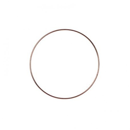 BEAUTY HOME ΜΕΤΑΛΛΙΚΟΣ ΚΥΚΛΟΣ ΡΟΖ ΧΡΥΣΟ 20 CM      