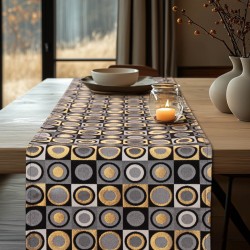 BEAUTY HOME ΡΑΝΝΕΡ ΣΤΟΦΑ ROUND CIRCLE LUXURY   34 CM X 2.5 M   