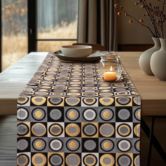 BEAUTY HOME ΡΑΝΝΕΡ ΣΤΟΦΑ ROUND CIRCLE LUXURY   34 CM X 2.5 M   