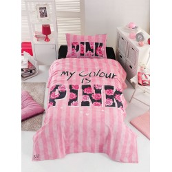 ΣΕΤ ΚΟΥΒΕΡΛΙ ΜΟΝΟ PINK ART 6113  160X240  ΡΟΖ BEAUTY HOME