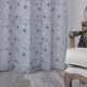 ΚΟΥΡΤΙΝΑ ART 6121  280X280  ΓΑΛΑΖΙΟ,ΜΠΛΕ BEAUTY HOME
