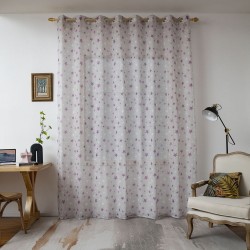 ΚΟΥΡΤΙΝΑ ART 6122  280X280  ΓΚΡΙ BEAUTY HOME