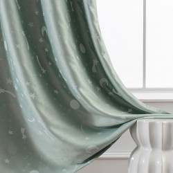 ΚΟΥΡΤΙΝΑ ΦΩΣΦΟΡΙΖΟΥΣΑ ΜΕ ΤΡΕΣΑ ART 6141 ΜΕΝΤΑ  140X270 ΜΕΝΤΑ BEAUTY HOME