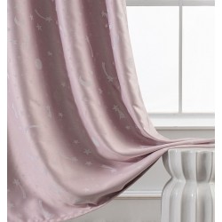 ΚΟΥΡΤΙΝΑ ΦΩΣΦΟΡΙΖΟΥΣΑ ΜΕ 8 ΚΡΙΚΟΥΣ ART 6140 ΡΟΖ  140X260 ΡΟΖ BEAUTY HOME