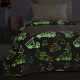 ΚΟΥΒΕΡΤΑ ΜΟΝΗ ΦΩΣΦΟΡΙΖΟΥΣΑ ART 6147 160X220 ΓΚΡΙ BEAUTY HOME