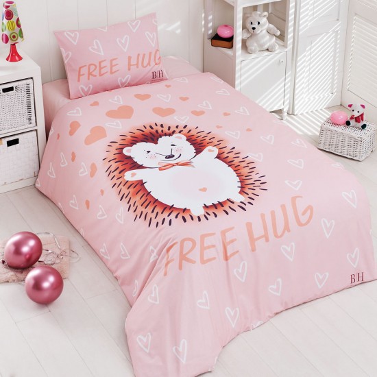 ΣΕΤ ΚΟΥΒΕΡΛΙ ΜΟΝΟ HUG ART 6165  160X240 ΣΟΜΟΝ BEAUTY HOME