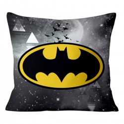 ΜΑΞΙΛΑΡΙ ΜΕ ΓΕΜΙΣΗ ART 6184 BATMAN 40X40 ΓΚΡΙ BEAUTY HOME