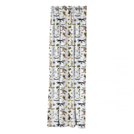 ΚΟΥΡΤΙΝΑ ΜΕ 8 ΜΕΤΑΛΛΙΚΟΥΣ ΚΡΙΚΟΥΣART 6188 LOONEY TUNES 180X250 ΕΜΠΡΙΜΕ BEAUTY HOME