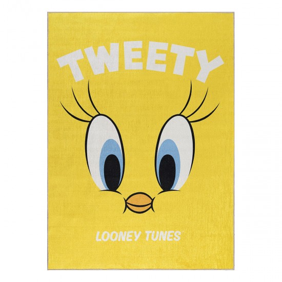 ΧΑΛΙ ART 6191 TWEETY 130Χ180 ΚΙΤΡΙΝΟ BEAUTY HOME