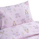 BEAUTY HOME ΣΕΤ ΣΕΝΤΟΝΙΑ ΜΟΝΑ ΜΕ ΛΑΣΤΙΧΟ DREAMY ART 6232 105X200+30 ΡΟΖ      