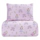 BEAUTY HOME ΣΕΤ ΣΕΝΤΟΝΙΑ ΜΟΝΑ ΜΕ ΛΑΣΤΙΧΟ DREAMY ART 6232 105X200+30 ΡΟΖ      