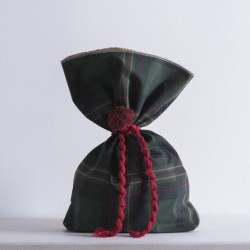 BEAUTY HOME ΤΣΟΥΒΑΛΙ ΚΑΡΩ ΠΡΑΣΙΝΟ ΜΙΣΟ ΛΙΝΑΤΣΑ   45 X 60 CM   
