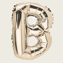 BEAUTY HOME ΜΠΑΛΟΝΙ ΓΡΑΜΜΑ “B” 36CM ΧΡΥΣΟ      