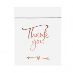 BEAUTY HOME ΣΑΚΟΥΛΑΚΙΑ THANK YOU, 6 ΤΜΧ 13×16.5CM      